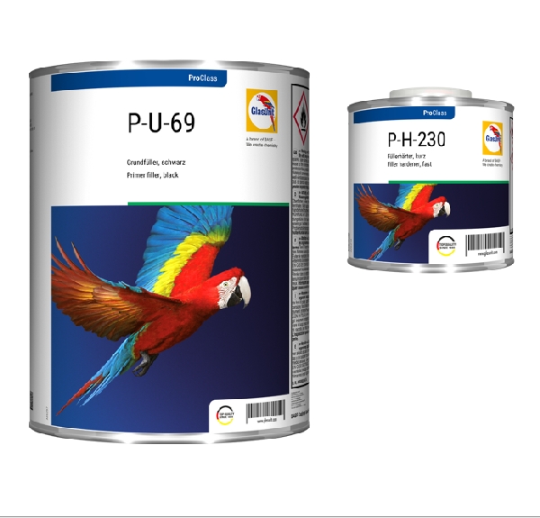 AKCIJA GLASURIT FILER PU 69 4L+PH 230 1L CRNI